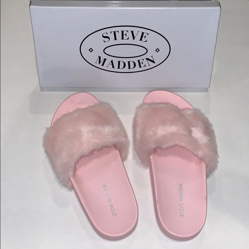 Steve Madden Pink Slides